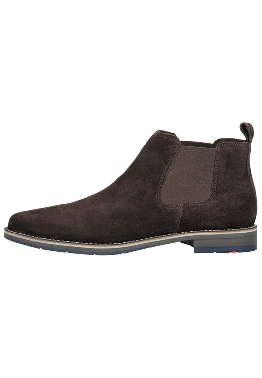 Lloyd Stiefelette Veloursleder/Textil Dunkelbraun