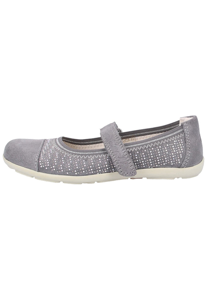 Lurchi Ballerinas Veloursleder Grau