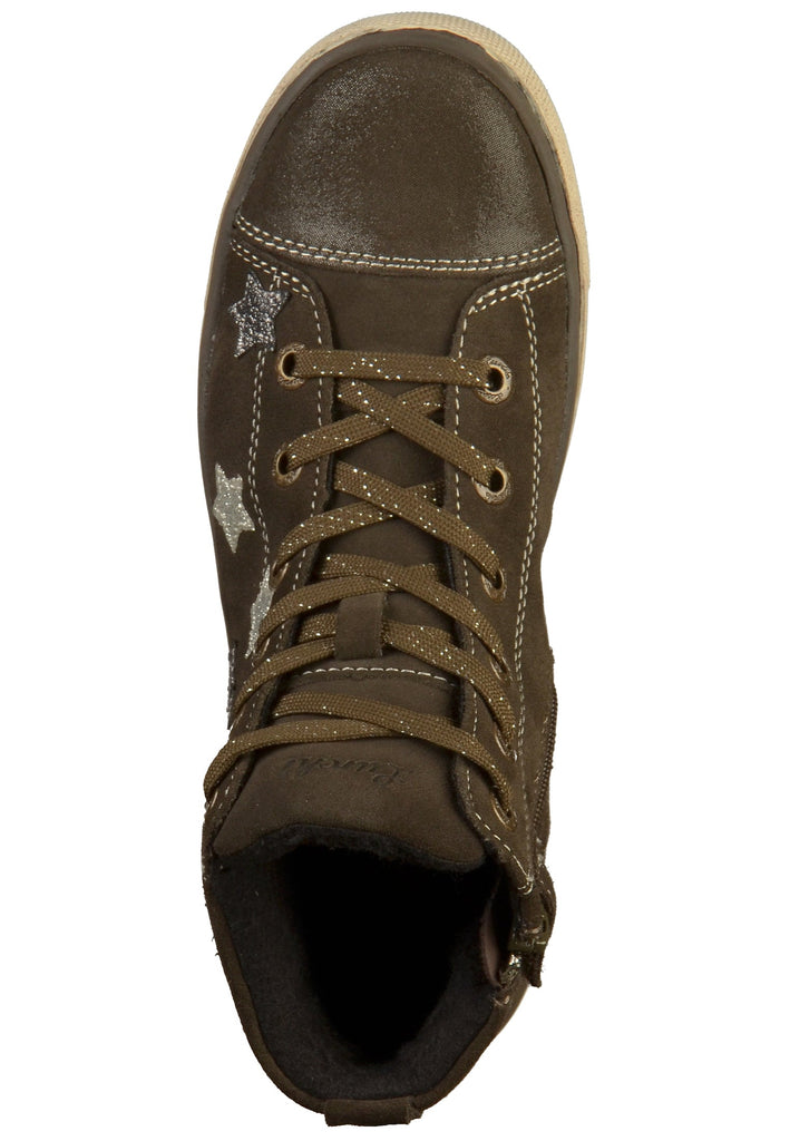 Lurchi Sneaker Veloursleder Oliv