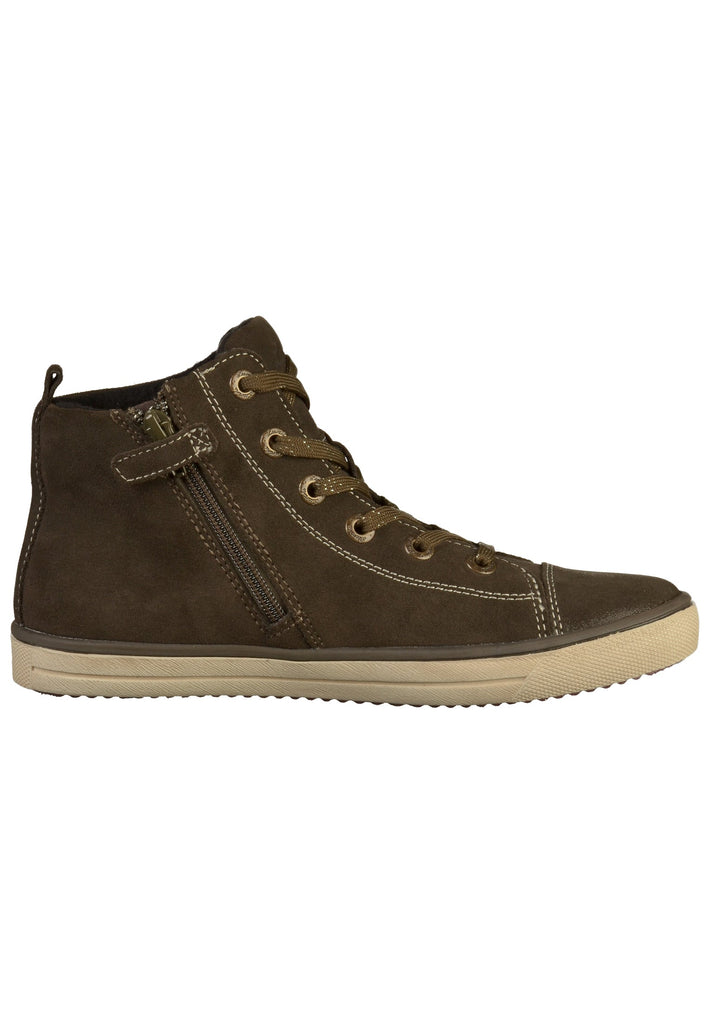 Lurchi Sneaker Veloursleder Oliv