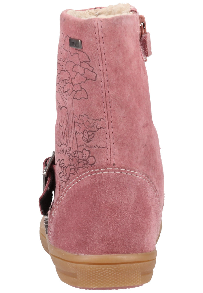 Lurchi Stiefel Nubukleder Rot Warmfutter