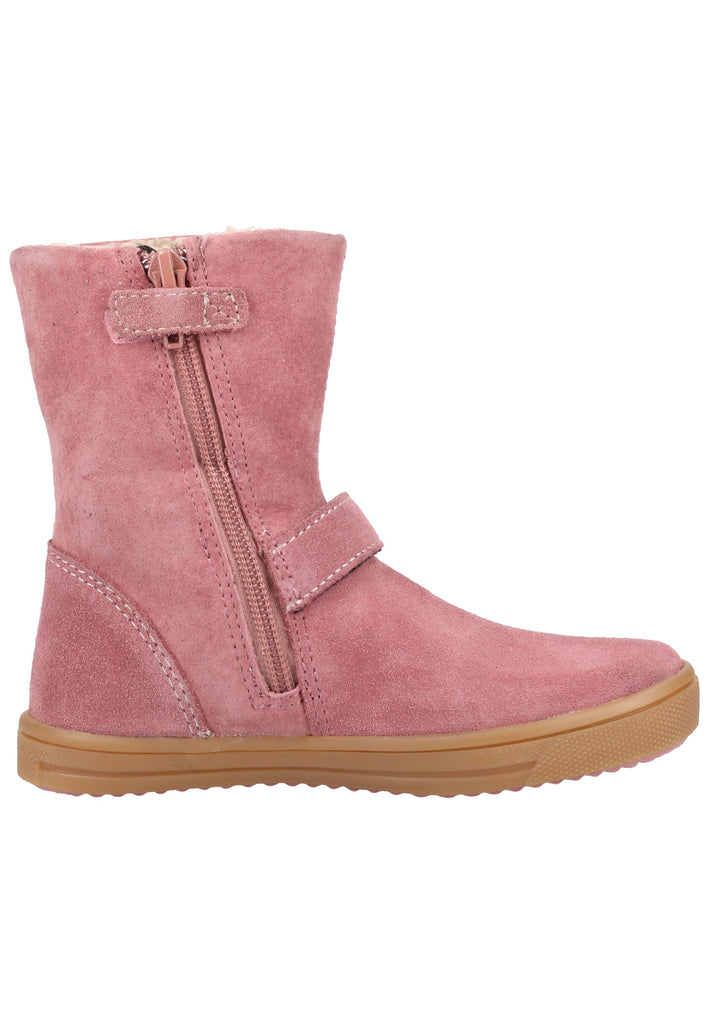 Lurchi Stiefel Nubukleder Rot Warmfutter