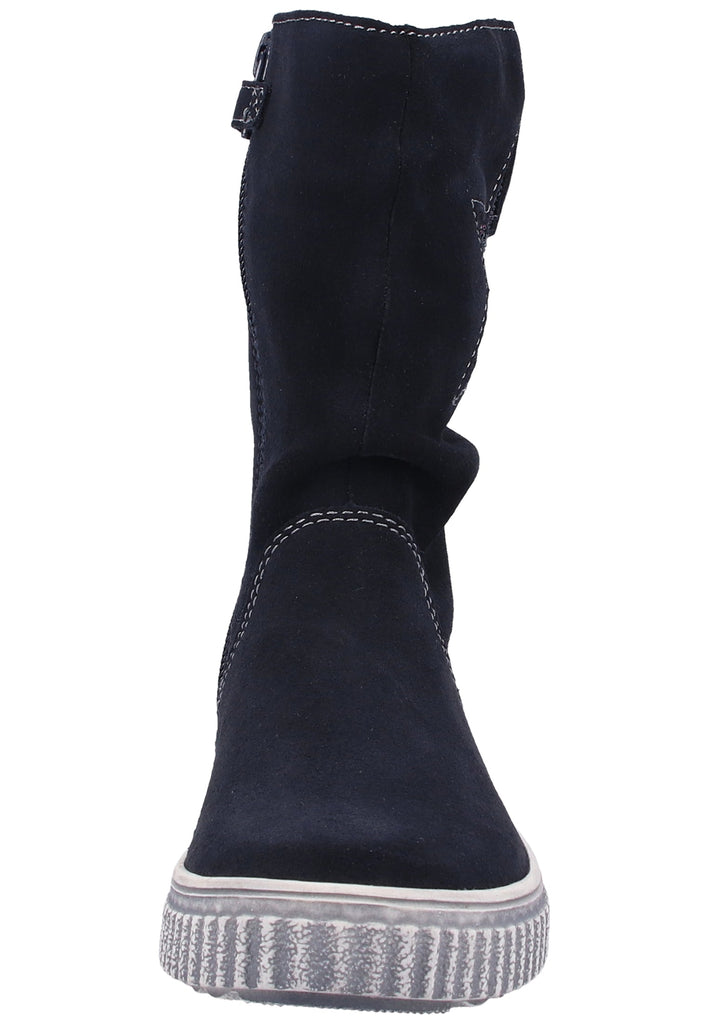 Lurchi Stiefel Veloursleder Blau