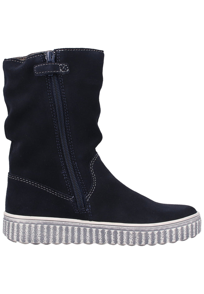 Lurchi Stiefel Veloursleder Blau