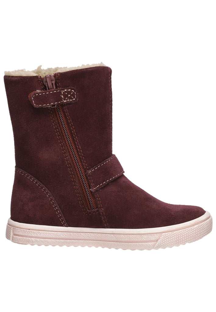 Lurchi Stiefel Veloursleder Burgundy