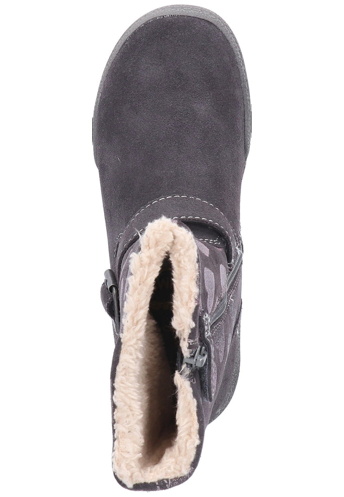 Lurchi Stiefel Veloursleder Dunkelgrau