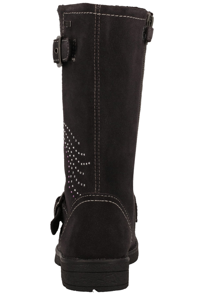 Lurchi Stiefel Veloursleder Grau Warmfutter