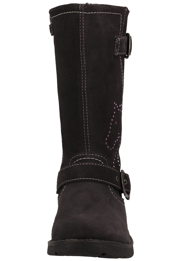 Lurchi Stiefel Veloursleder Grau Warmfutter