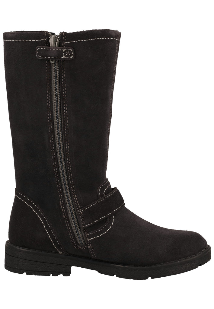Lurchi Stiefel Veloursleder Grau Warmfutter