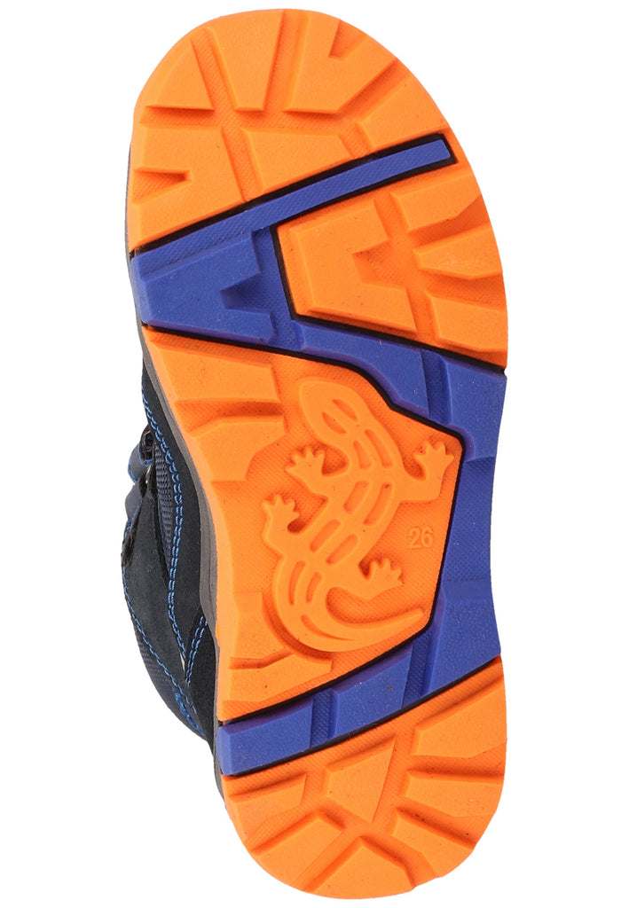 Lurchi Stiefel Veloursleder/Textil Blau Warmfutter