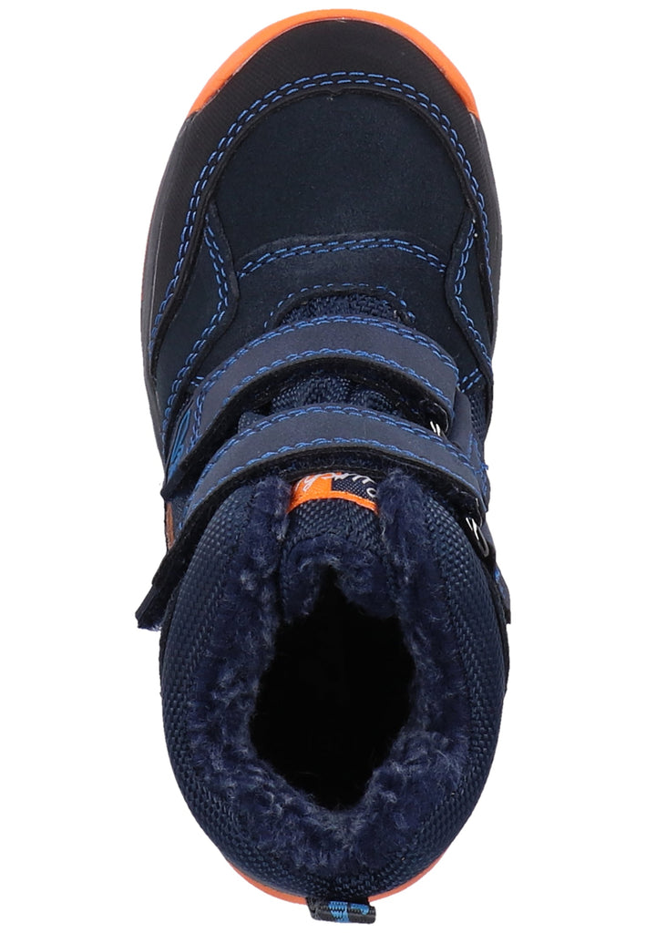 Lurchi Stiefel Veloursleder/Textil Blau Warmfutter