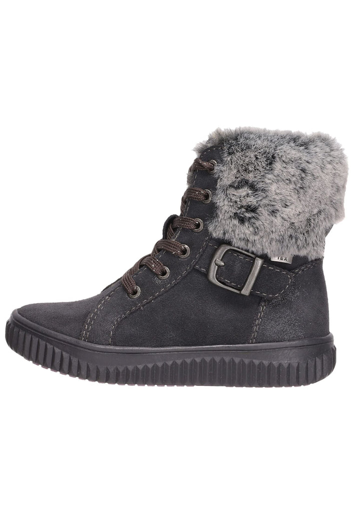 Lurchi Stiefel Veloursleder/Textil Charcoal Warmfutter