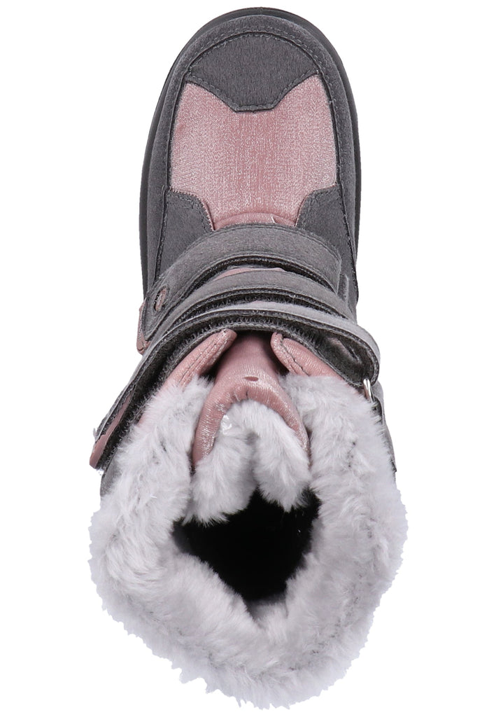 Lurchi Stiefel Veloursleder/Textil Grau Warmfutter