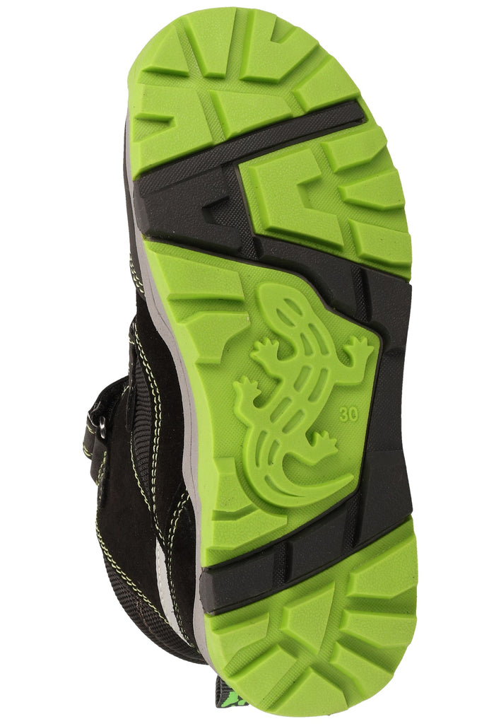 Lurchi Stiefel Veloursleder/Textil Schwarz Warmfutter