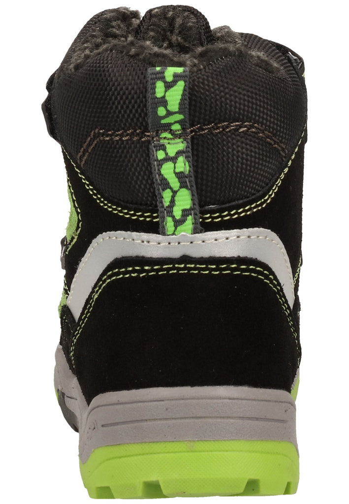 Lurchi Stiefel Veloursleder/Textil Schwarz Warmfutter