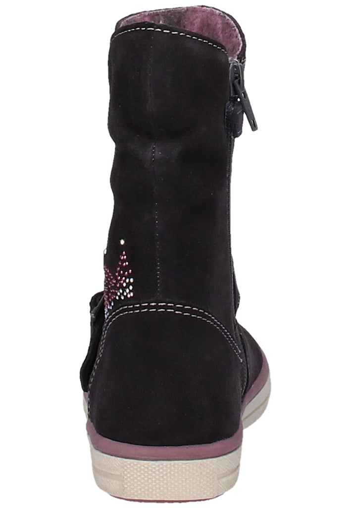 Lurchi Stiefelette Leder Dunkelgrau