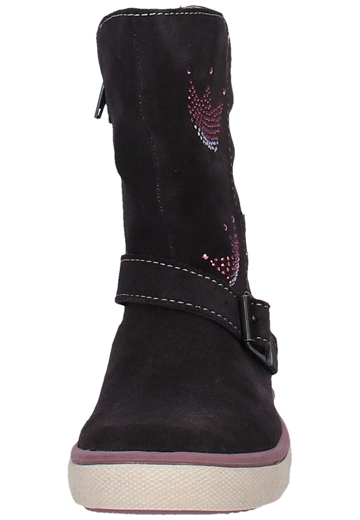 Lurchi Stiefelette Leder Dunkelgrau