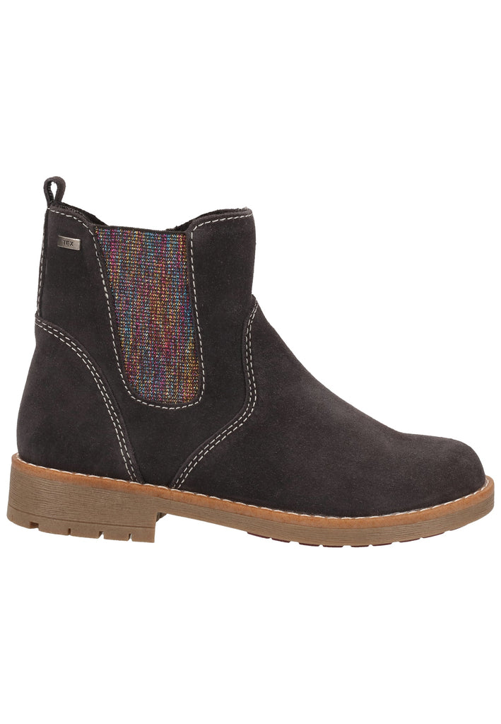 Lurchi Stiefelette Veloursleder Grau