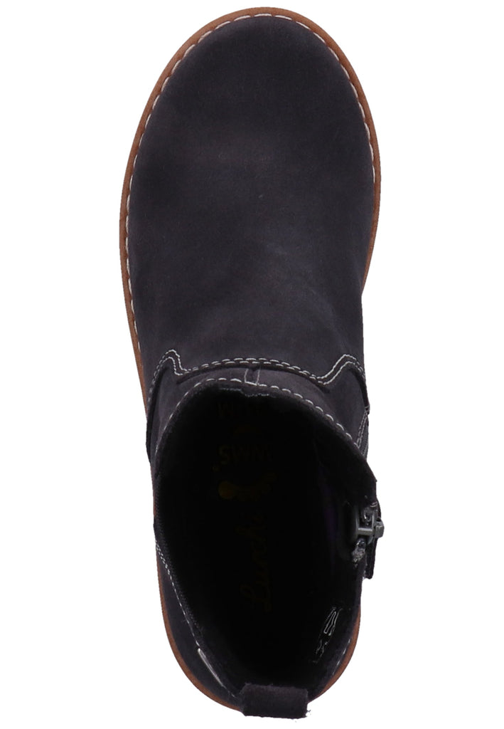 Lurchi Stiefelette Veloursleder Grau