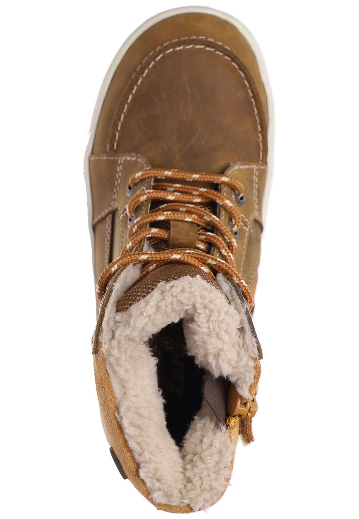 Lurchi Stiefelette Veloursleder Tan