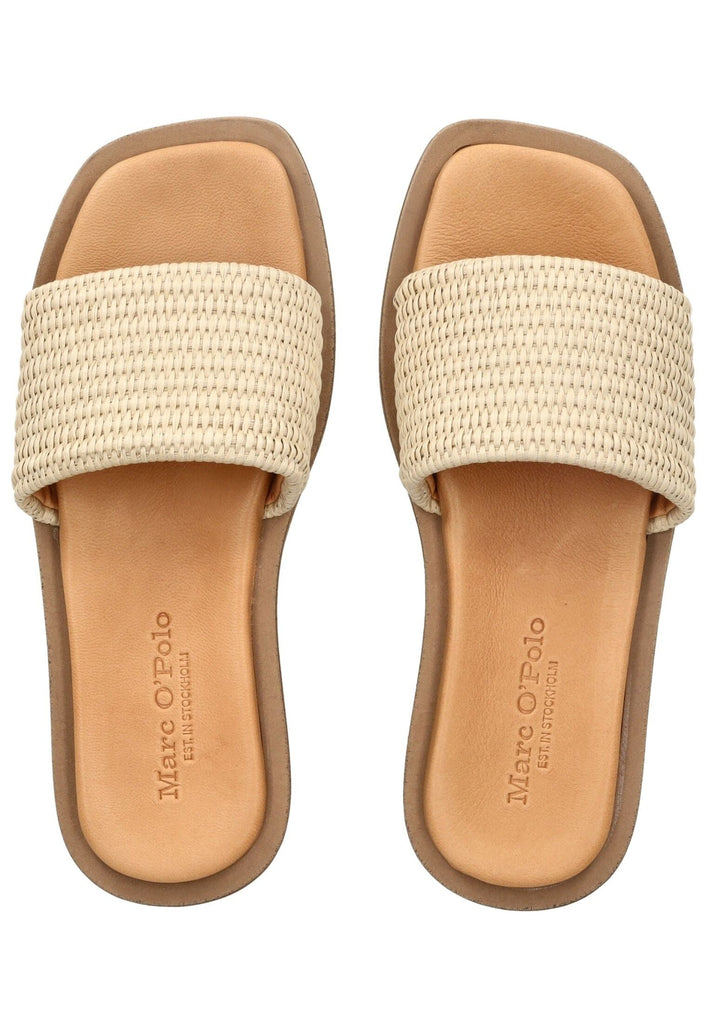 Marc O Polo Pantoletten Polyester Sand