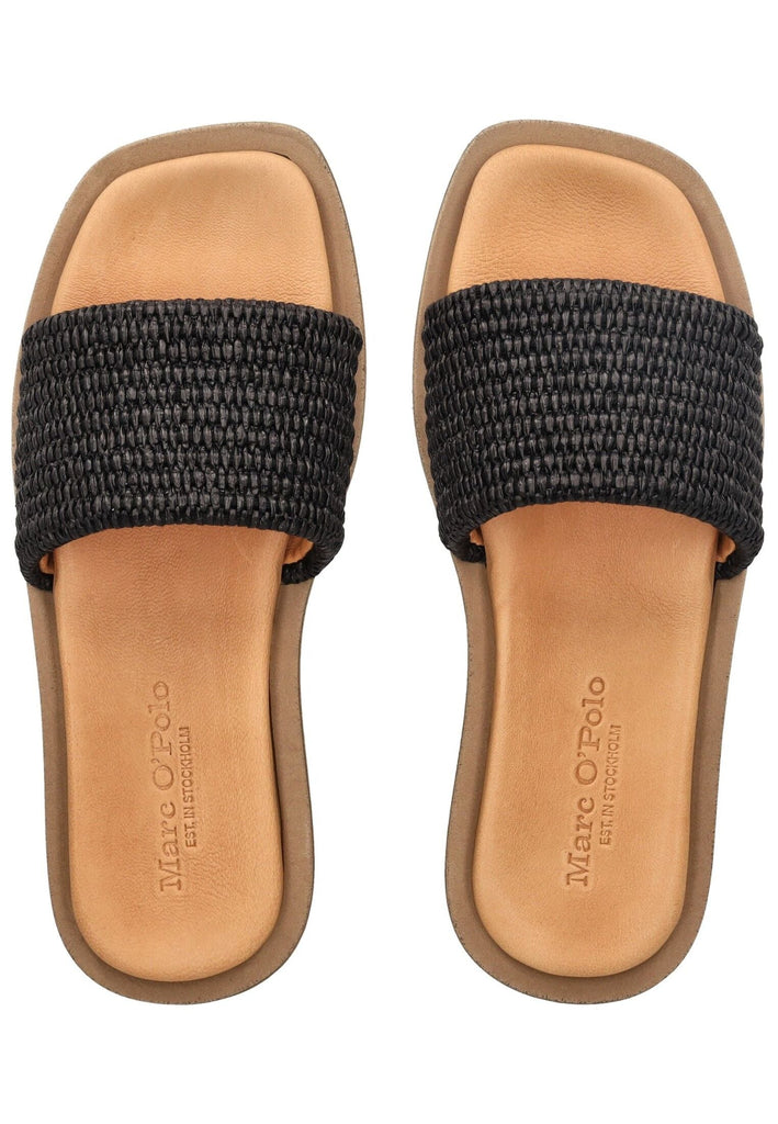 Marc O Polo Pantoletten Polyester Schwarz