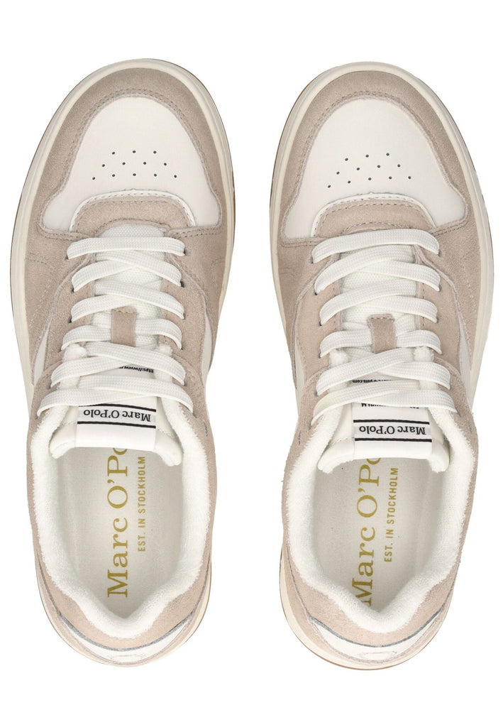 Marc O Polo Sneaker Leder Weiß/Beige