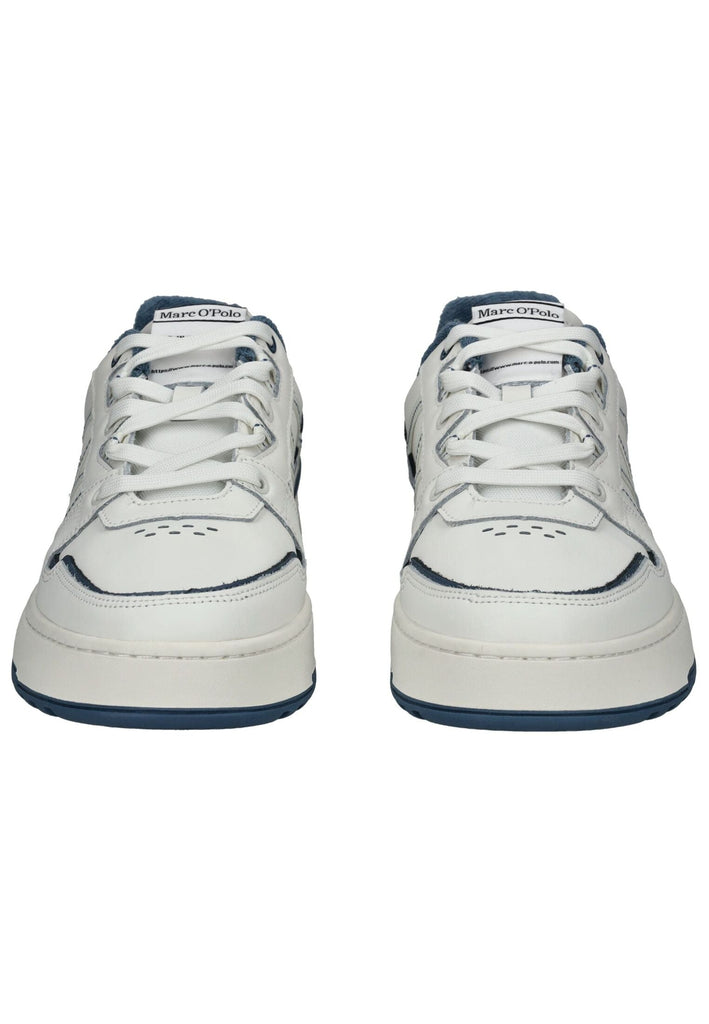Marc O Polo Sneaker Leder Weiß/Blau