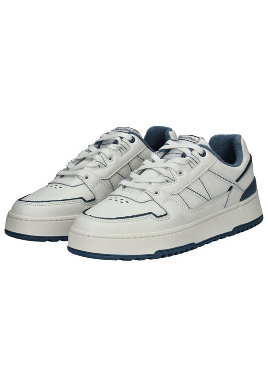 Marc O Polo Sneaker Leder Weiß/Blau