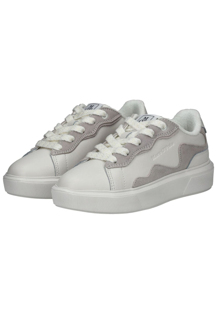 Marc O Polo Sneaker Leder Weiß/Grau