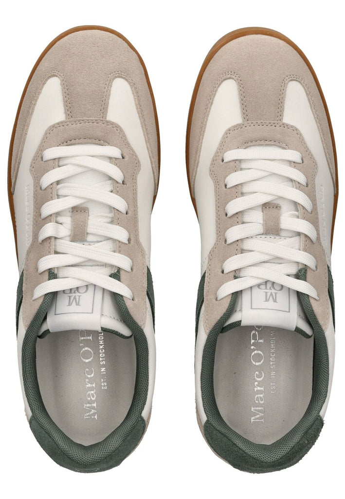 Marc O Polo Sneaker Leder Weiß/Grün