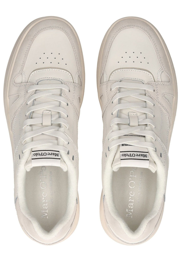 Marc O Polo Sneaker Leder Weiß kombi