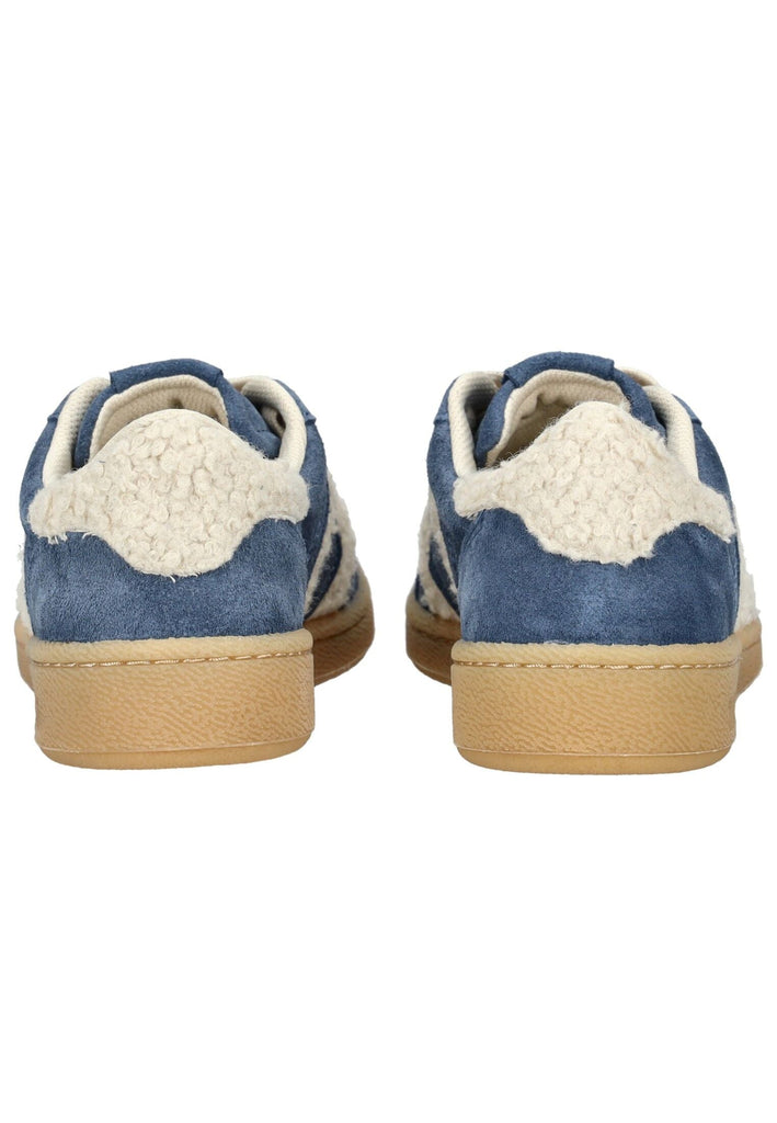 Marc O Polo Sneaker Veloursleder Blau/Beige