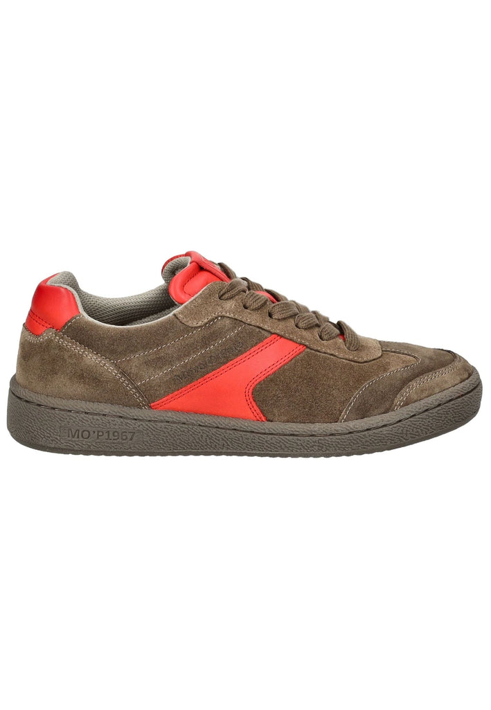 Marc O Polo Sneaker Veloursleder Braun/Rot