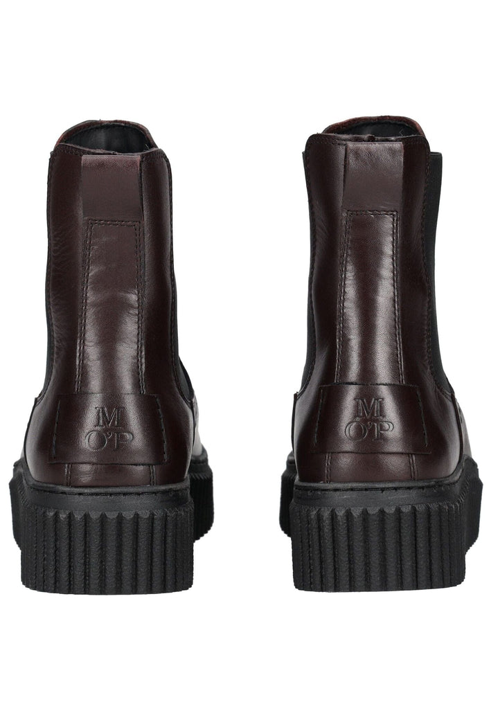 Marc O Polo Stiefelette Leder Aubergine Warmfutter