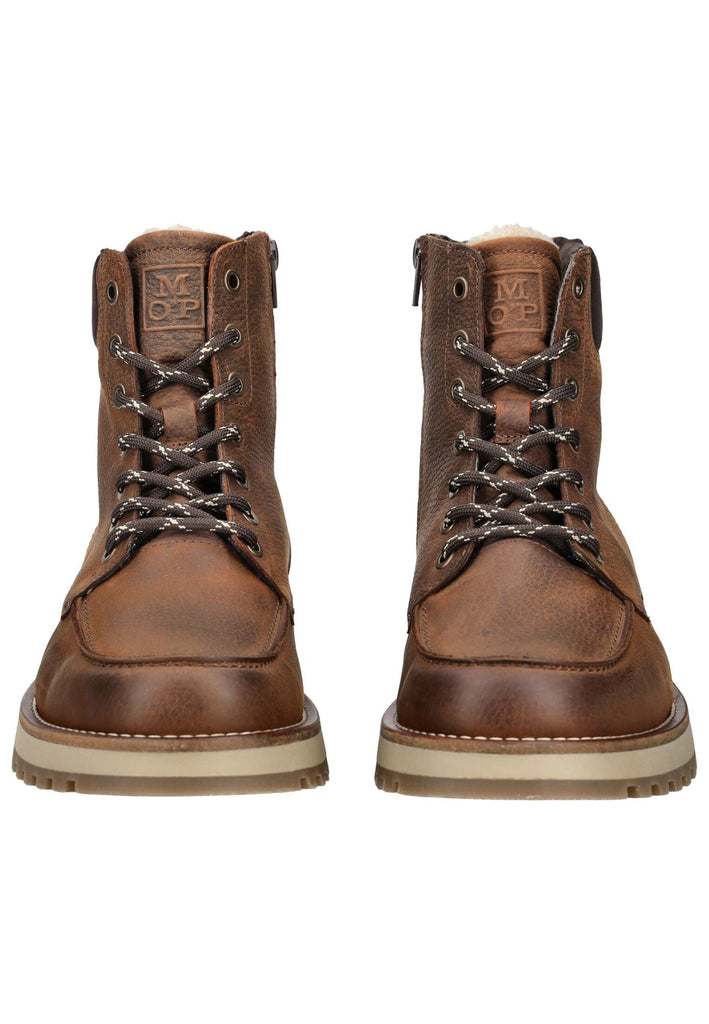 Marc O Polo Stiefelette Nubukleder Dunkelbraun Warmfutter