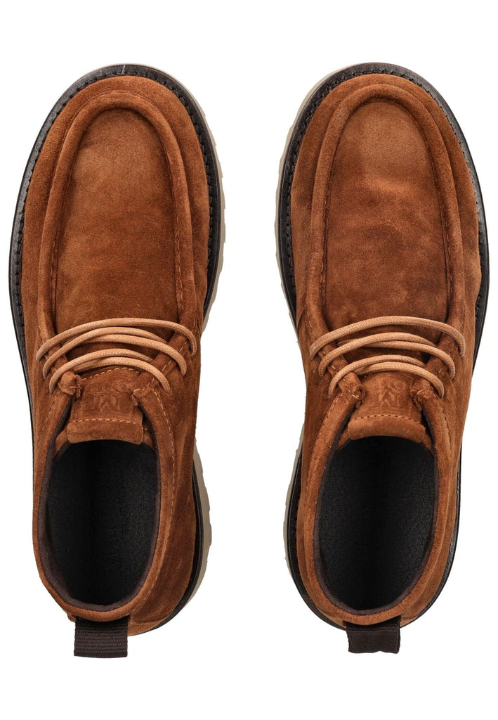Marc O Polo Stiefelette Veloursleder Cognac