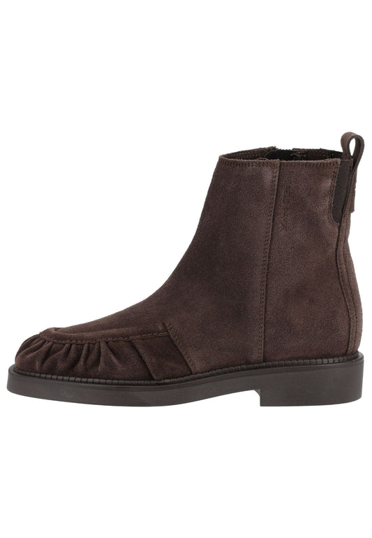 Marc O Polo Stiefelette Veloursleder Kaffee