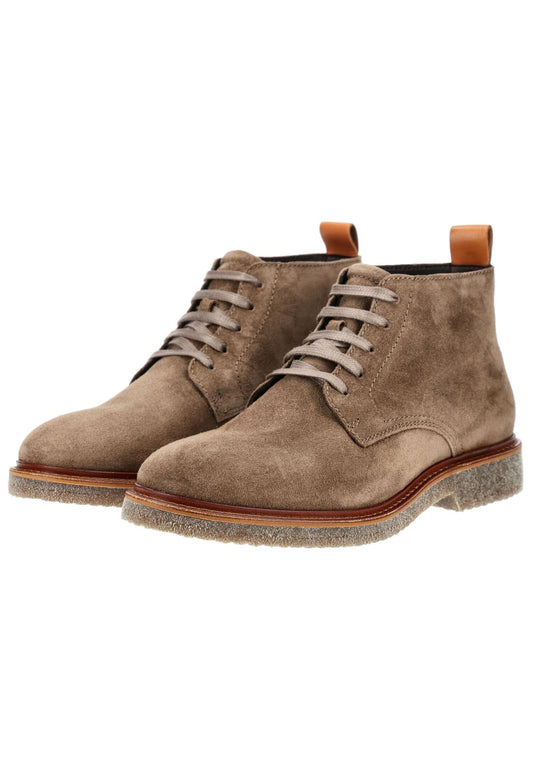 Marc O Polo Stiefelette Veloursleder Taupe