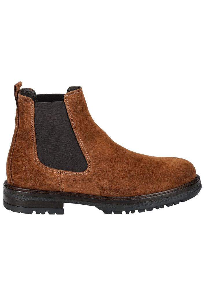 Marc O Polo Stiefelette Veloursleder/Textil Cognac