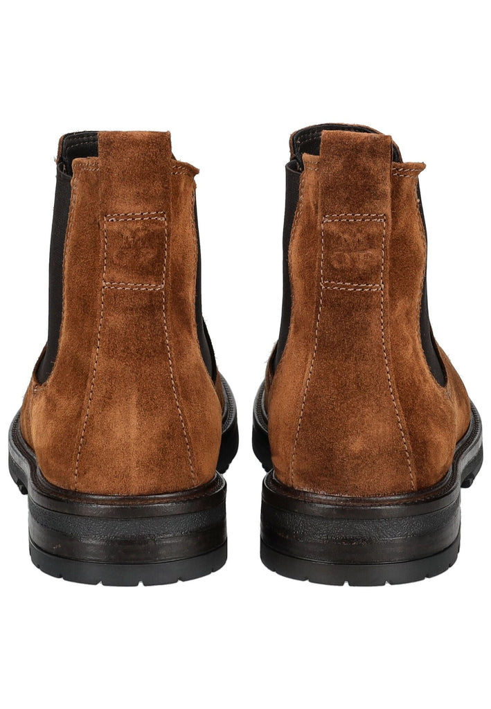 Marc O Polo Stiefelette Veloursleder/Textil Cognac