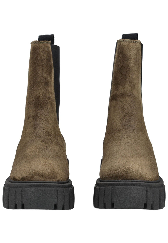 Marc O Polo Stiefelette Veloursleder/Textil Olive