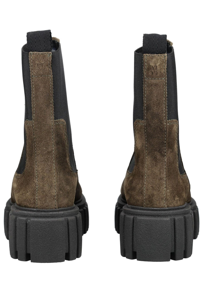 Marc O Polo Stiefelette Veloursleder/Textil Olive