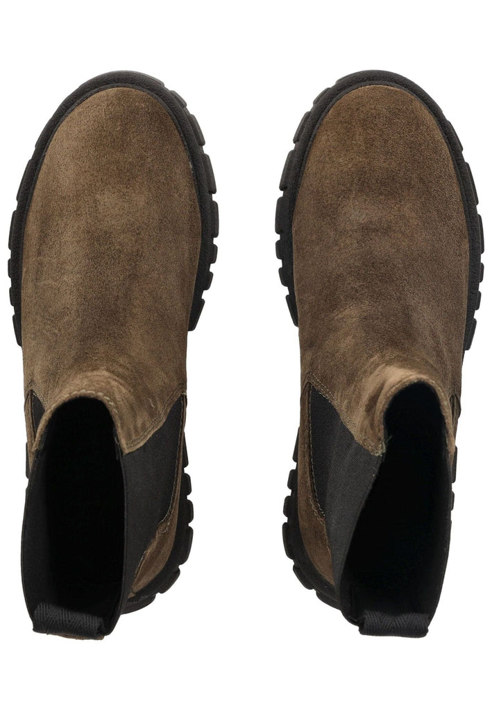 Marc O Polo Stiefelette Veloursleder/Textil Olive