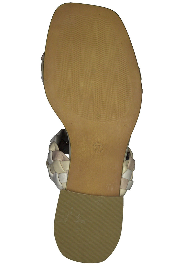 Marco Tozzi Pantoletten Leder Cream