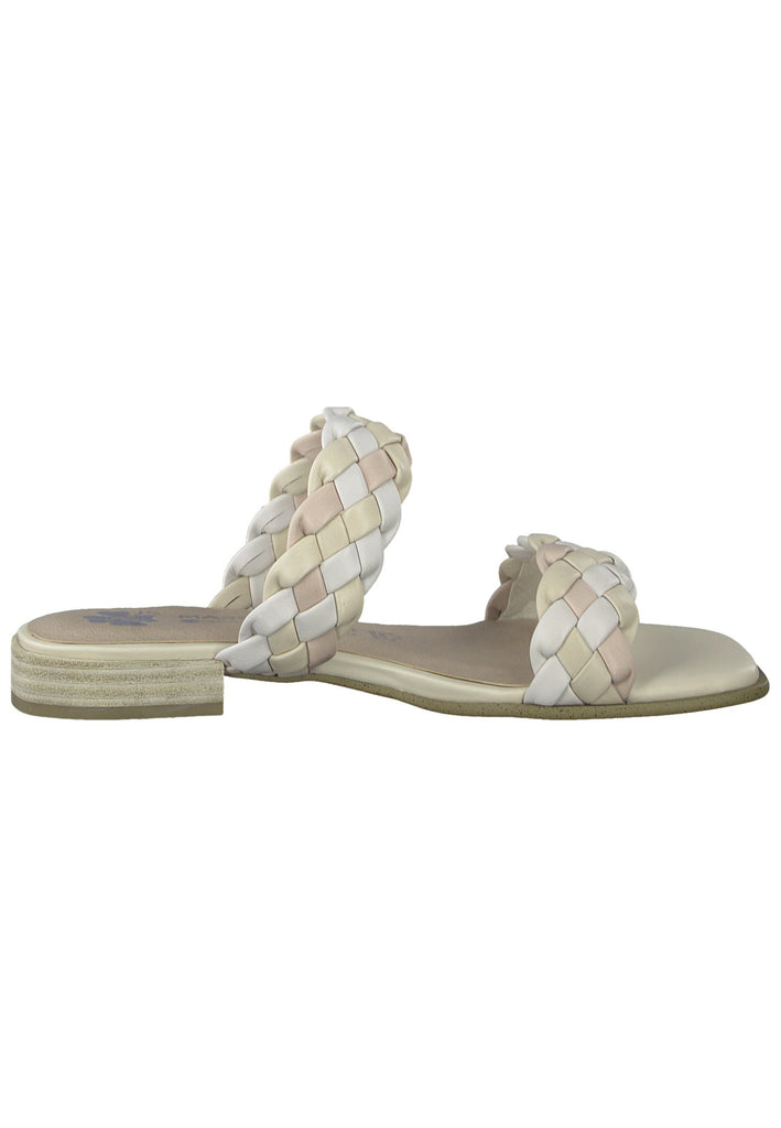 Marco Tozzi Pantoletten Leder Cream