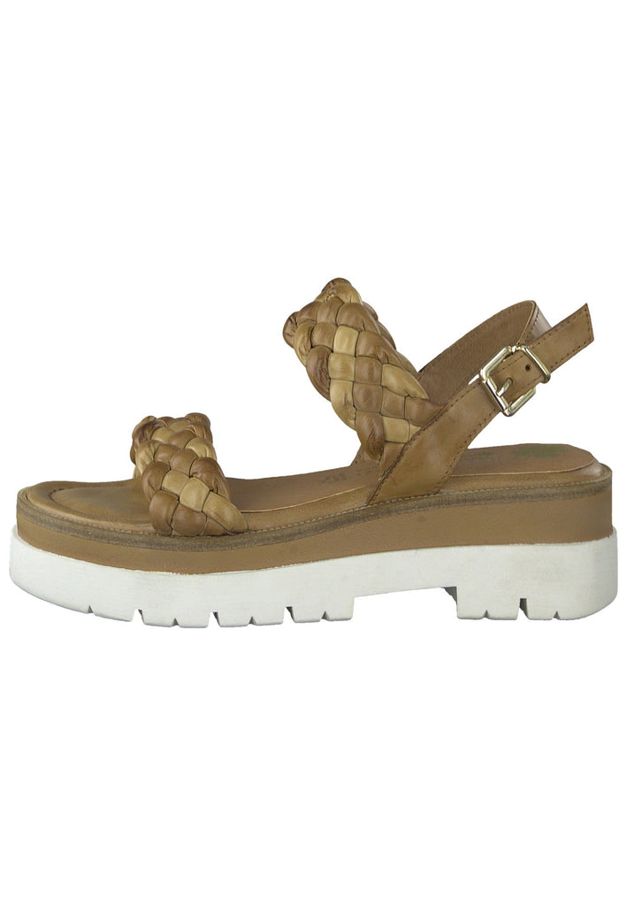 Marco Tozzi Sandalen Leder Cognac