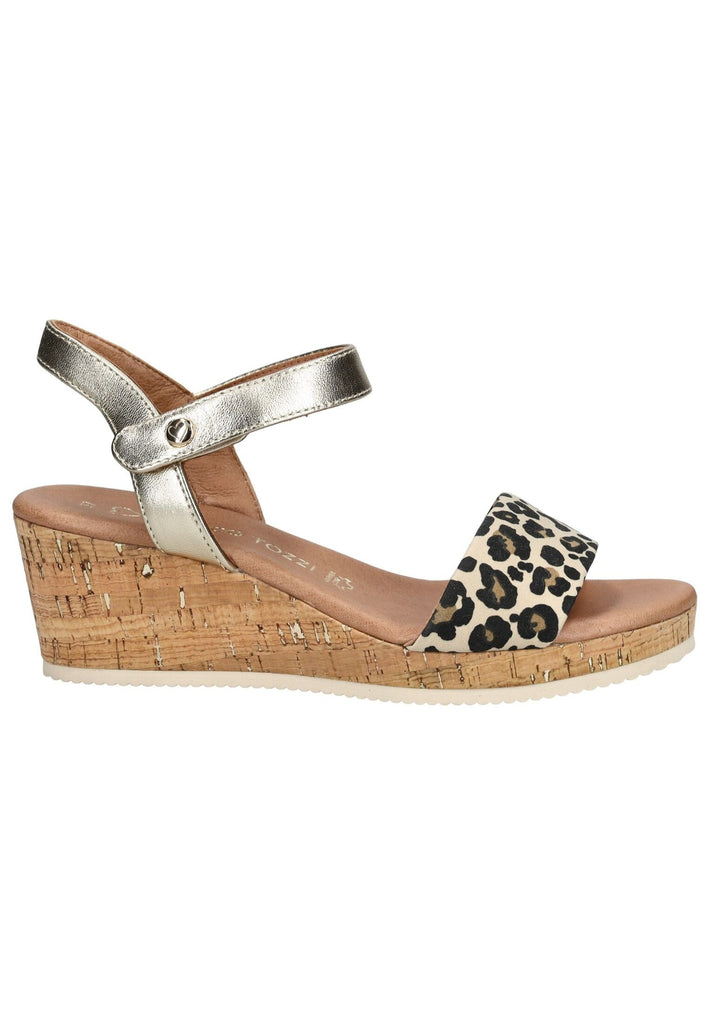 Marco Tozzi Sandalen Leder Leopard