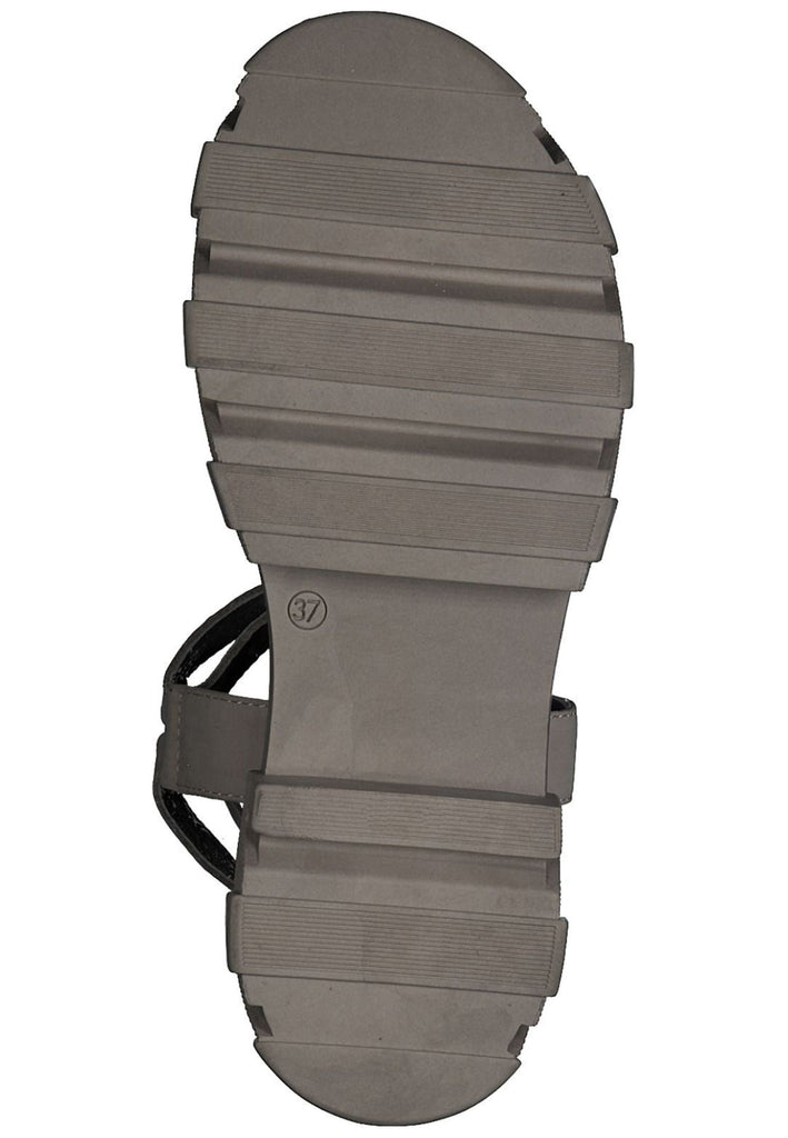 Marco Tozzi Sandalen Leder Taupe