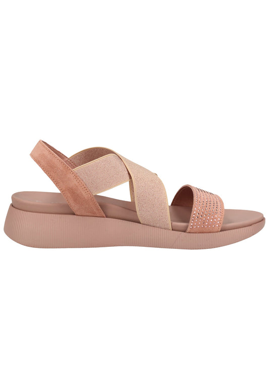 Marco Tozzi Sandalen Leder/Textil Rose